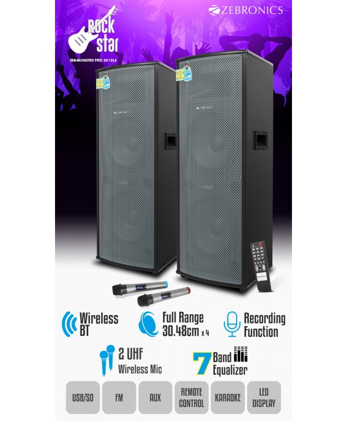 Zebronics dj speakers store price